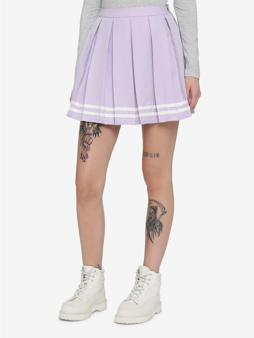 Hot Topic Lavender pleated cheer skirt plus size 3X